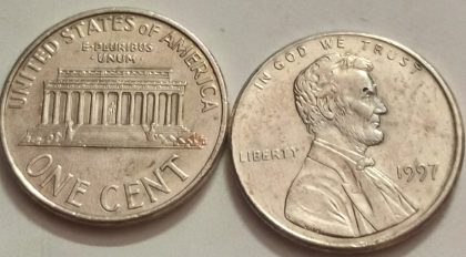 U.S.A. 1-CENT 1997 (used)