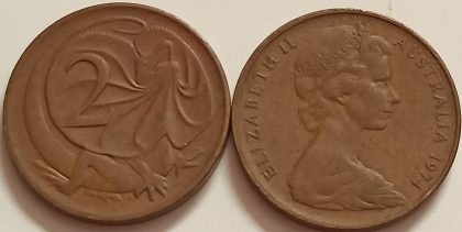 Australia 2 cent 1974(used)