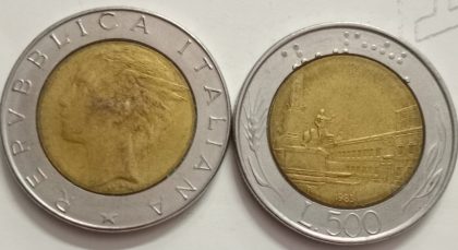 ITALY 500 LIRE 1985 (used)