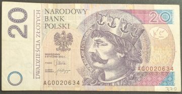 Polski 20 Zloty (Used)
