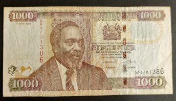 Kenya 1000 Shillings (Used)