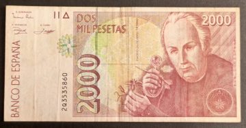 Spain 2000 Pesetas (Used)