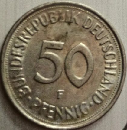 GERMANY 50 PFENNIG 1981(USED)