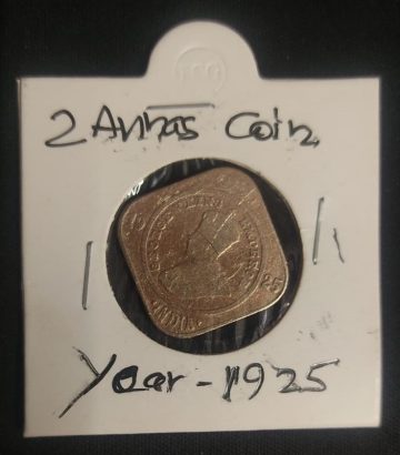 British India Coin GEORGE V - 2 ANNA 1925 (Copper Nickle)