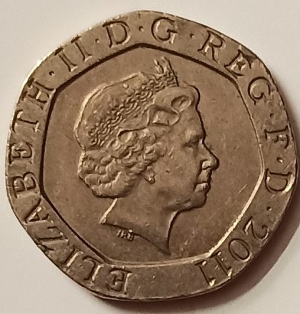 20 Pence Elizabeth II 2011  (used)