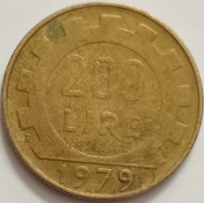 ITALY 200 LIRE 1979 (used)