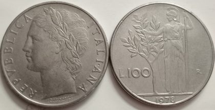 ITALY 100 LIRE 1978 (used)