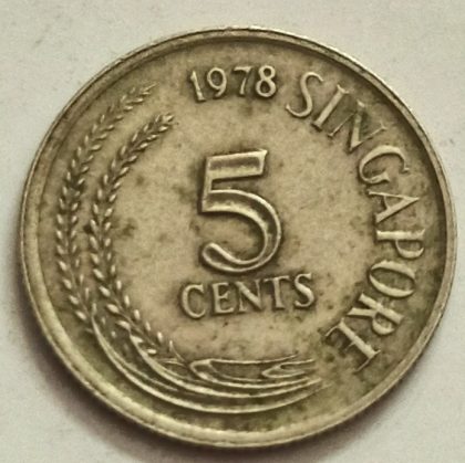 5 Cents 1978 Majulah Singapora/ Singapore (used)