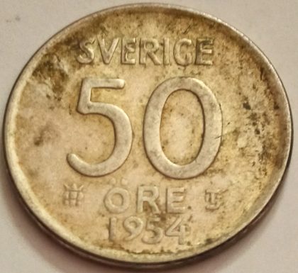 SVERIGE 50 ore 1954 (Used)