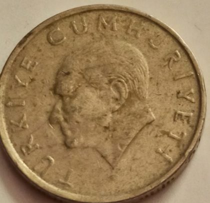 Turkey 10 Bin Lira Coin 1998