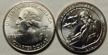 2021 Tuskegee Airmen Quarter Coin Brilliant Uncirculated