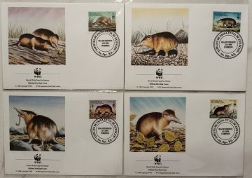 World Wide Fund For Nature Republica Dominicana Solenodon 1994 Set of 4 (Foreign FDC)