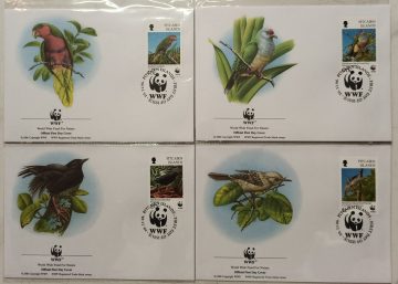 World Wide Fund For Nature Pitcairn Islands Birds 1996 Set of 4 (Foreign FDC)