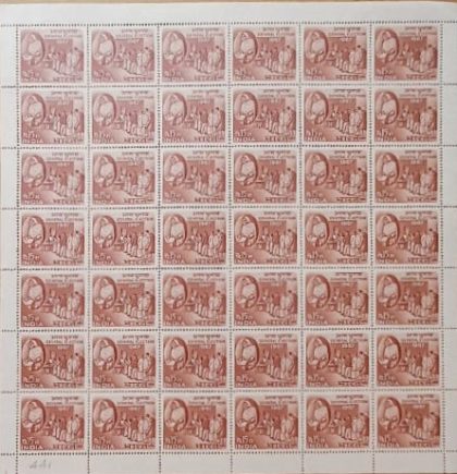 General Election. Election, Voter, Polling Booth, Rs.15P- MNH (Stamp Full Sheets - 42stamps)