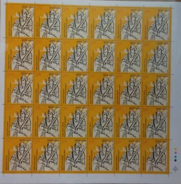 BABURAO PULESHWAR SHEDMAKE , Personality ,Rs.5- MNH (Stamp Full Sheets -30stamps)