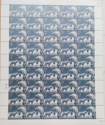 Indigenous Horses of India Thematic Marwari Rs.5- MNH (Stamp Full Sheets -45stamps)