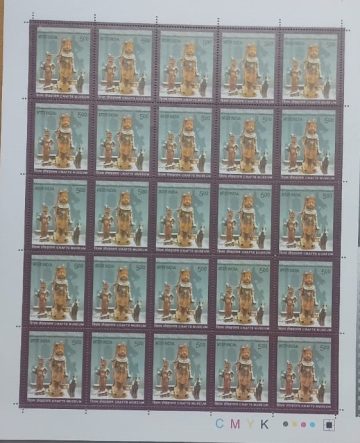 Crafts Museum Thematic Rs.5- MNH (Stamp Full Sheets -25stamps)