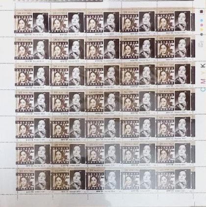 Legendary Heroines of India Personality Kanan Devi  Rs.5- MNH (Stamp Full Sheets -35stamps)