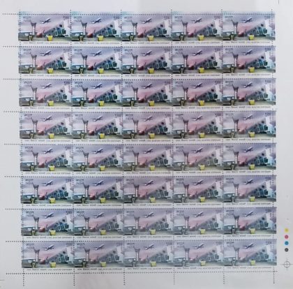 Civil Aviation Centenary Thematic Rs.5- MNH (Stamp Full Sheets -40stamps)