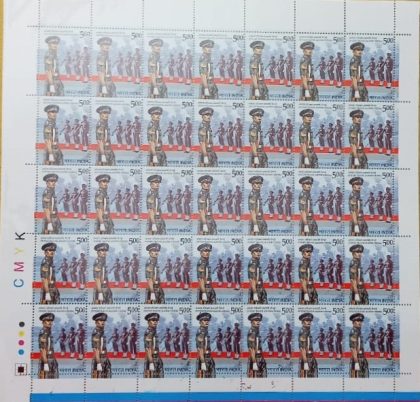 Officers Training Academy, Chennai Institute, Education, Defence, Military, Soldier, Costume, Rifle, Parade  Rs.5- MNH (Stamp Full Sheets -35stamps)