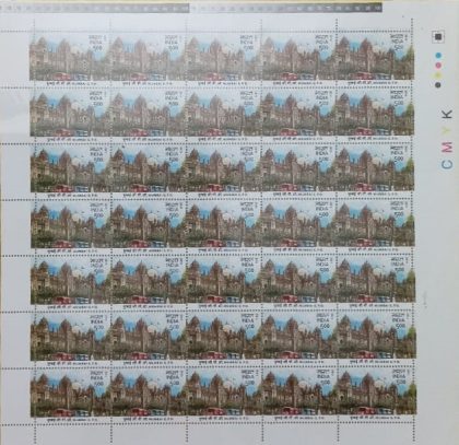 Heritage Buildings - Mumbai GPO Heritage, Post Office,?Architecture, ArchaeologyRs.5- MNH (Stamp Full Sheets -35stamps)