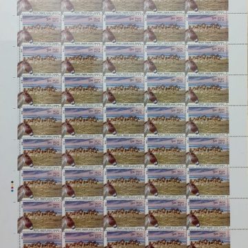 Wild Ass of Kutch & Ladakh - Kiang : Ladakh Kiang, Equus Kiang, Wild AssRs.5- MNH (Stamp Full Sheets -45stamps)