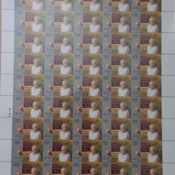 Baba Amte Personality, Social Worker, Flower, Building, Ashram Rs.5- MNH (Stamp Full Sheets -45stamps)
