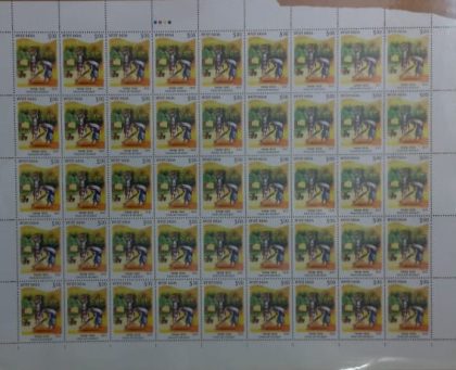 Swachh Bharat (Clean India) Cleanliness, Clean India Campaign, Painting  Rs.5- MNH (Stamp Full Sheets -45stamps)