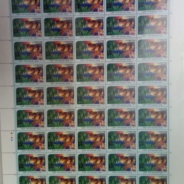 Nature of India; Deer -  Rs.5 - MNH (Stamp Full Sheets - 45 stamps)