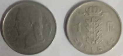 BELGIUM 1 FRANC 1952(Used)