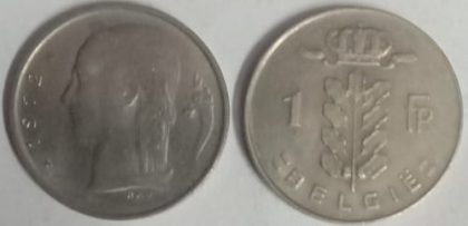 BELGIUM 1 FRANC 1972(Used)