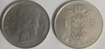 BELGIUM 1 FRANC 1973(Used)
