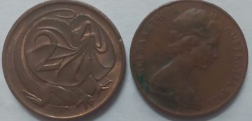 AUS_1973_2 Cents used Coin