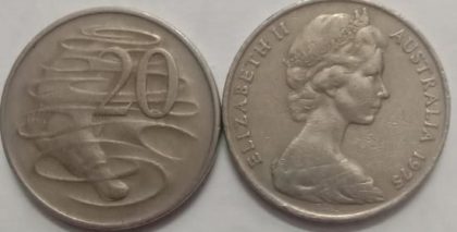 AUS_1975_20 Cent  (used)