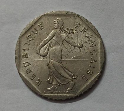 2 Franc 1979 Liberte Egalite Fraternite (used)