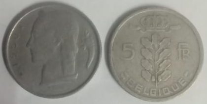 BELGIUM 5 FRANC 1950(Used)