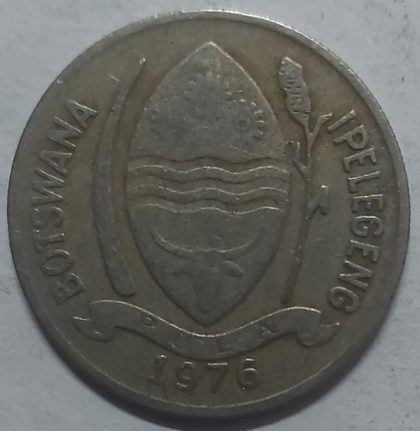 BOTSWANA 10 Thebe 1976 (USED)