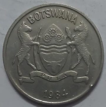 BOTSWANA 25 Thebe 1984 (USED)