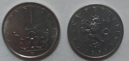 Czech Republic 1 Koruna 1993 (used)