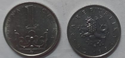 Czech Republic 1 Koruna 1994  (used)