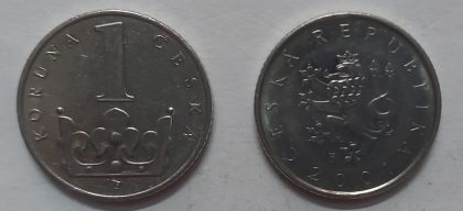 Czech Republic 1 Koruna 2001  (used)