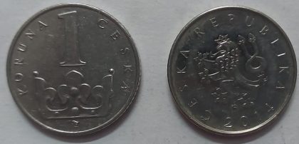 Czech Republic 1 Koruna 2014 (used)