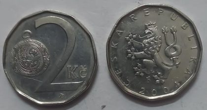 Czech Republic  2 Koruna 2004 (used)