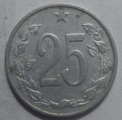 Czech Republic 25 Koruna 1963 (used) - Image 2