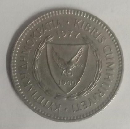 CYPRUS 50 MILS 1977(used)