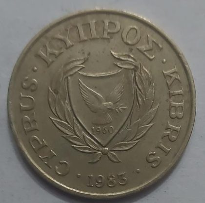 CYPRUS 20 CENT 1983 (USED)