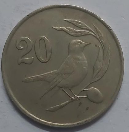 CYPRUS 20 CENT 1983 (USED) - Image 2