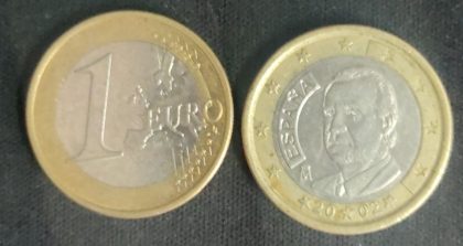 1 EURO 2002_ESPANA (used)