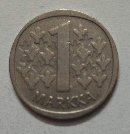 Finland  1 Markka 1974 (Used)