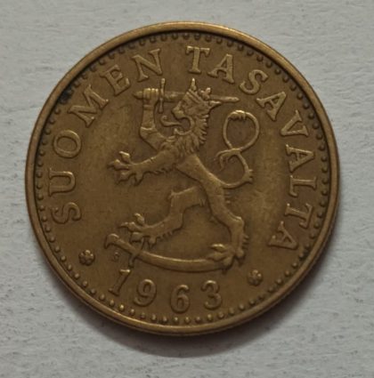 Finland 20 Pennia 1963 (Used)